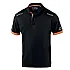 Sparco Tech Toledo Polo - Zwart / Oranje