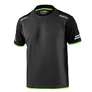 Sparco Tech Tucson T-shirt - Zwart / Groen