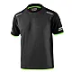Sparco Tech Tucson T-shirt - Zwart / Groen