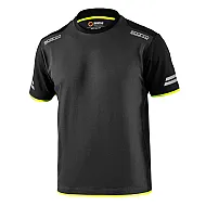 Sparco Tech Tucson T-shirt - Zwart / Geel