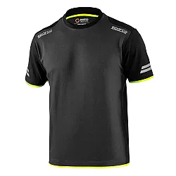 Sparco Tech Tucson T-shirt - Zwart / Geel