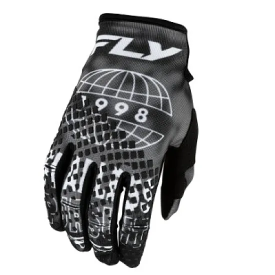 Fly Racing Kinetic Blur Handschoenen - Zwart / Grijs