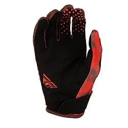 Fly Racing Kinetic Blur Handschoenen - Rood / Kastanjebruin