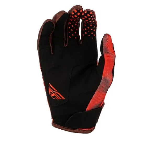 Fly Racing Kinetic Blur Handschoenen - Rood / Kastanjebruin