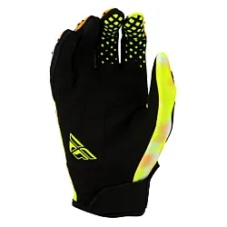 Fly Racing Kinetic Blur Handschoenen - Wit / Hi-Vis / Oranje