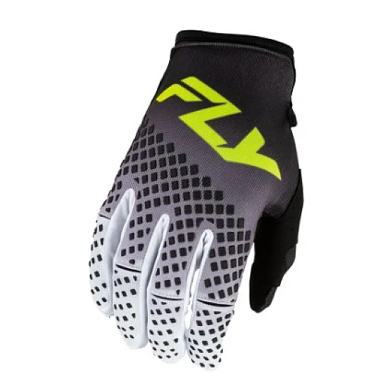 Fly Racing Kinetic Fade - Zwart / Wit / Hi-Vis