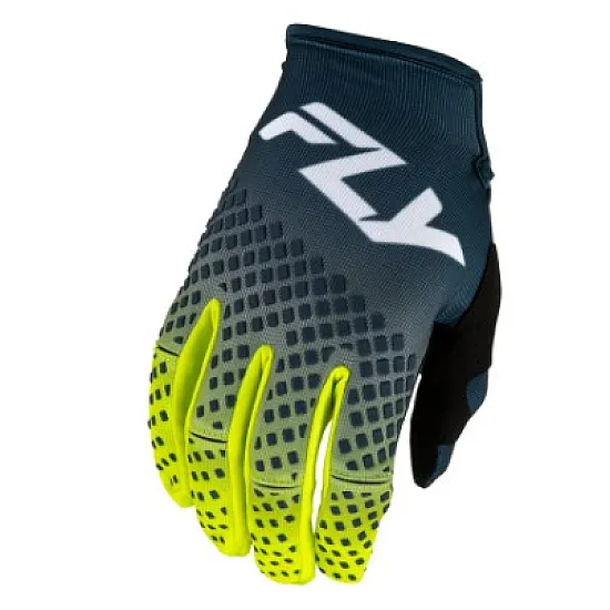 Fly Racing Kinetic Fade - Navy / Hi-Vis / Wit