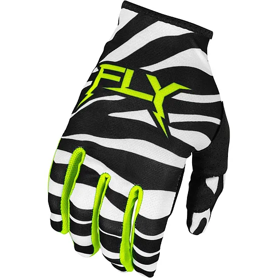 Fly Racing Lite Uncaged - Zwart / Wit / Neon Groen