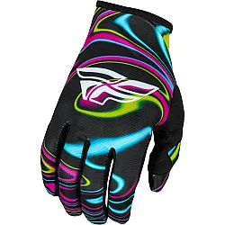 Fly Racing Lite Warped - Zwart / Roze / Elektrisch Blauw