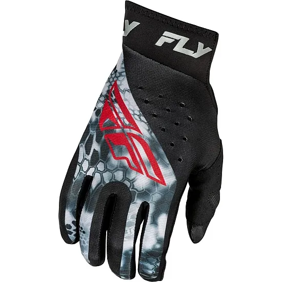 Fly Racing Pro Lite Kryptek - Zwart / Rood / Grijs 2025
