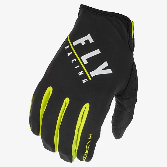 Fly Racing Windproof - Zwart / Neon Geel