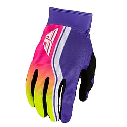 Fly Racing Youth F-16 Raze Kinderhandschoenen - Paars / Rood / Geel