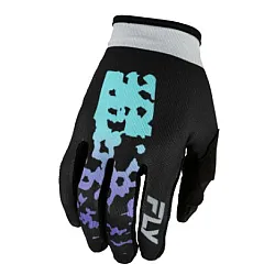 Fly Racing Youth Lite Flake Gloves Kinderhandschoenen - Zwart / Grijs / Multi