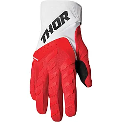 Thor Youth Spectrum Kinderhandschoenen - Rood / Wit